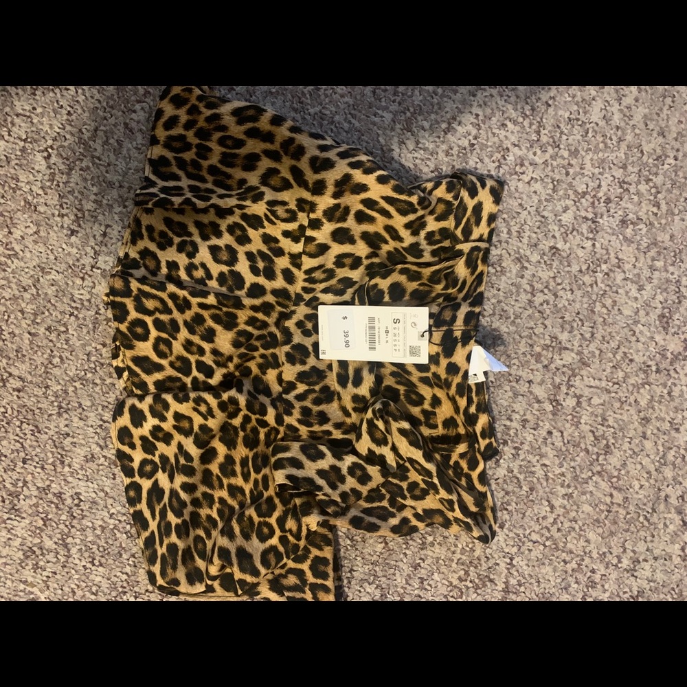 Zara cheetah mini skirt